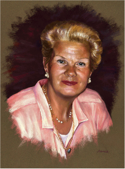 Alice Alice - pastel by Jon Asher