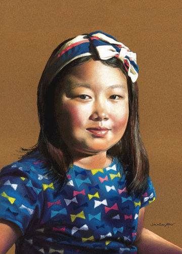 Daisy Daisy - pastel by Jon Asher