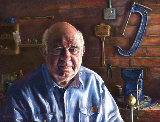 Eddie Eddie - pastel by Jon Asher